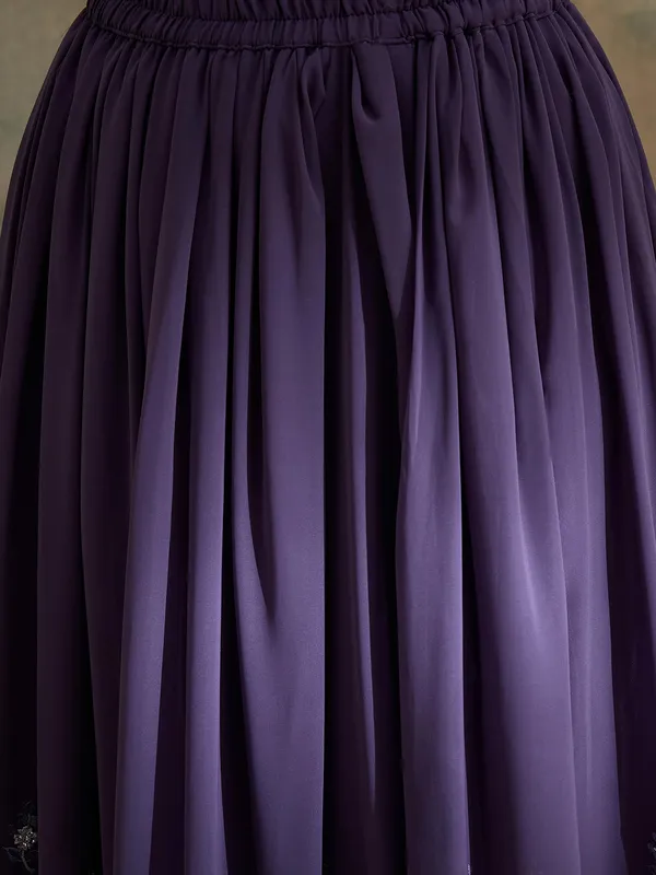 Enchanting_Purple_Embroidered_Faux_Georgette_Lehenga_Kurta_Set_With_Dupatta