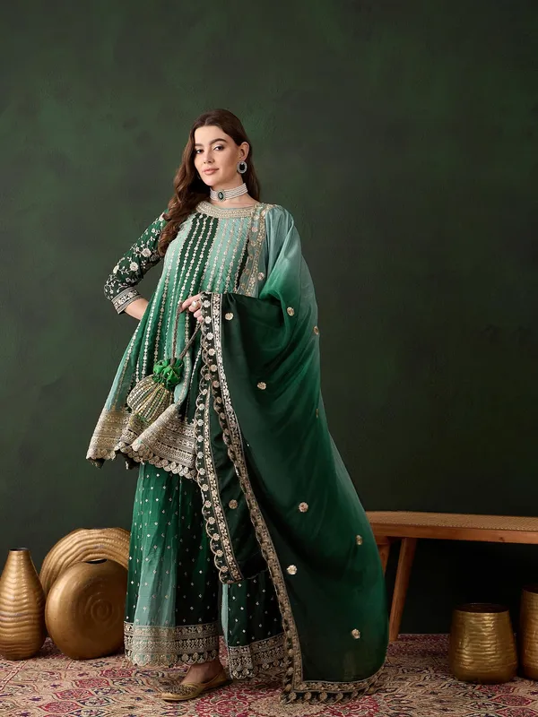 Elegant_Embroidered_Flared_Top_Kurta_Palazzo_Set_With_Round_Neck_And_Regular_Sleeves