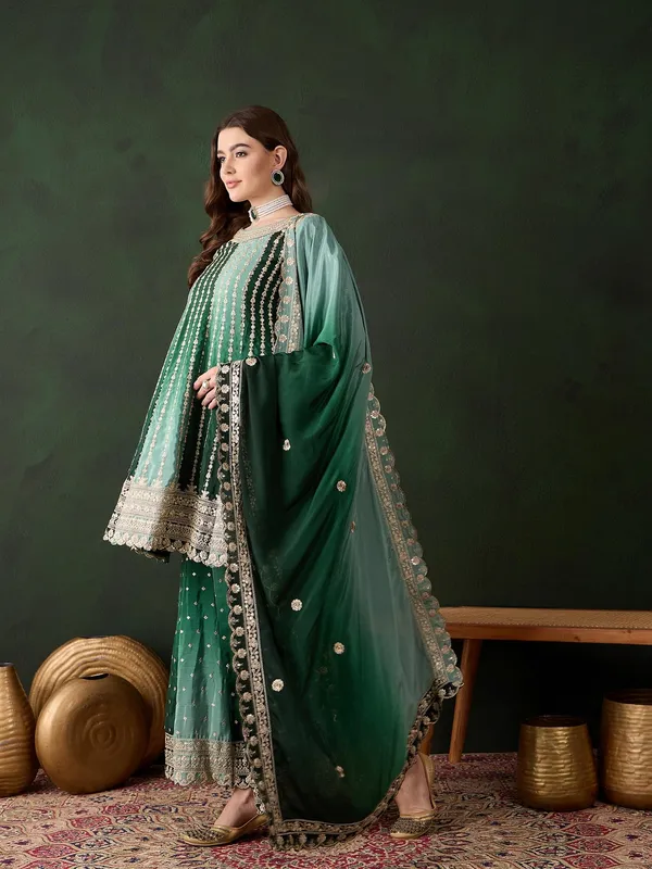 Elegant_Embroidered_Flared_Top_Kurta_Palazzo_Set_With_Round_Neck_And_Regular_Sleeves