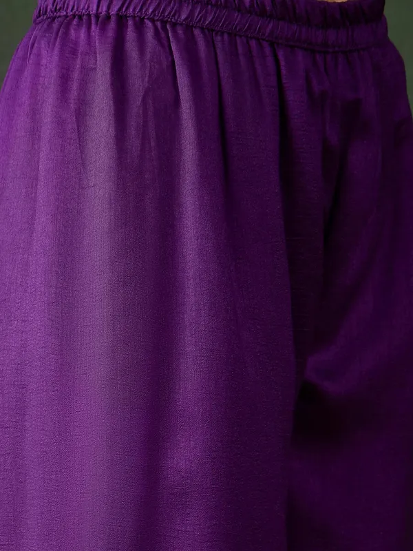 Majestic_Purple_Embroidered_Vichitra_Silk_Kurta_Palazzo_Set_With_Dupatta