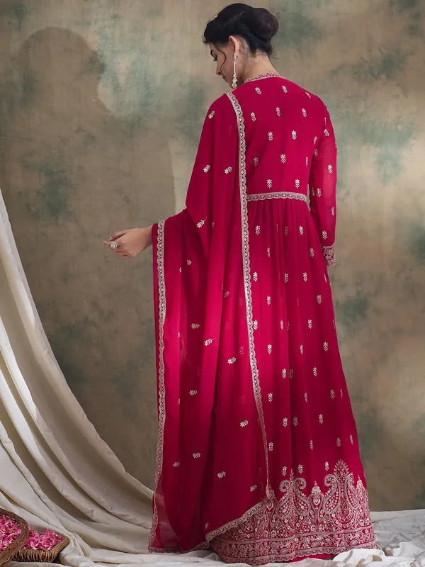Embroidered_Anarkali_Kurta_Lehenga_Set_With_Dupatta