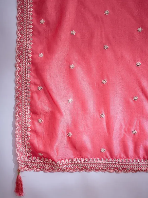 Alluring_Light_Pink_Embroidered_Vichitra_Silk_Kurta_Palazzo_Set_With_Dupatta