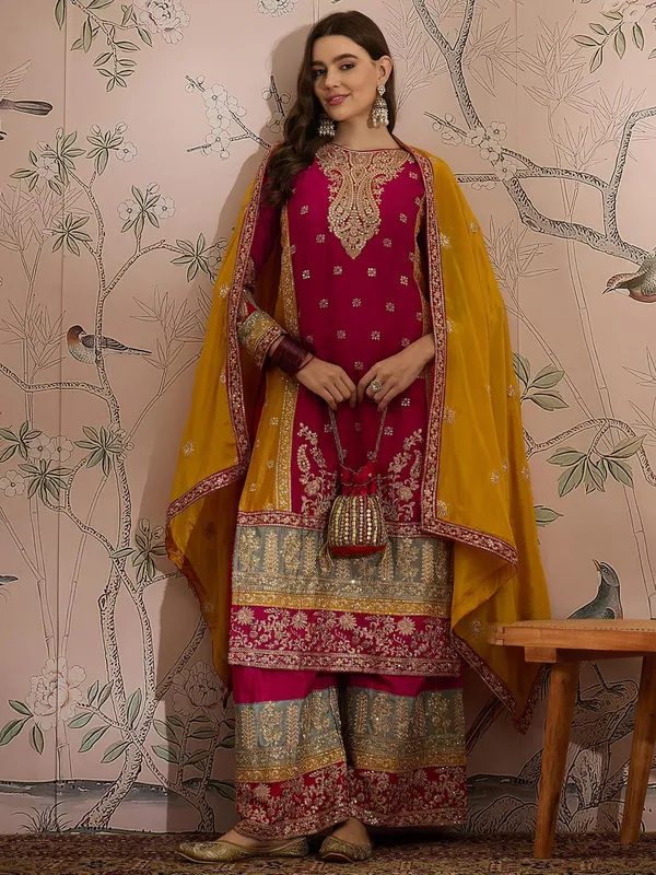 Glamorous_Embroidered_Chinon_Kurta_Palazzo_Set_With_Dupatta