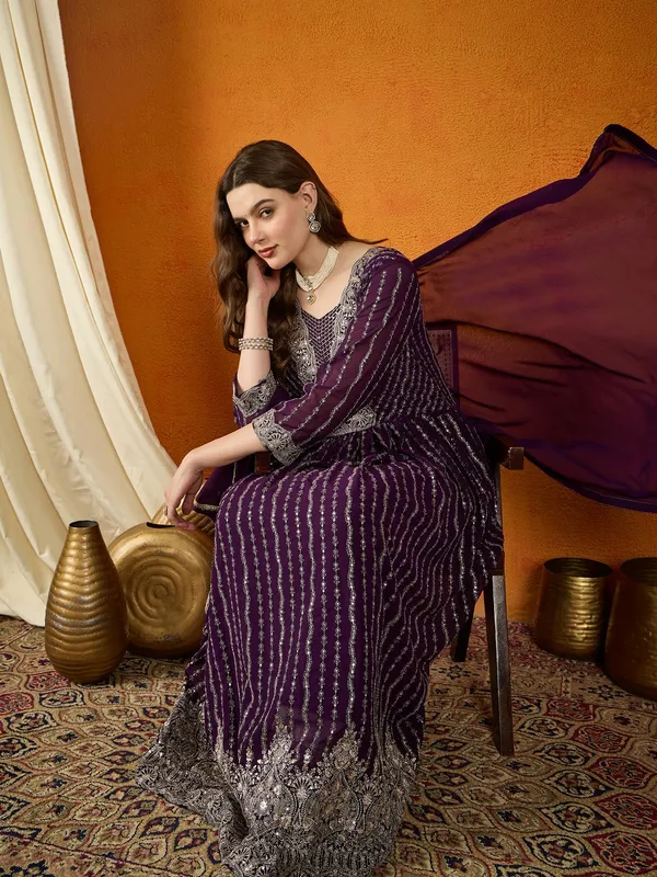 Ravishing_Purple_Embroidered_Faux_Georgette_Anarkali_Gown_With_Dupatta