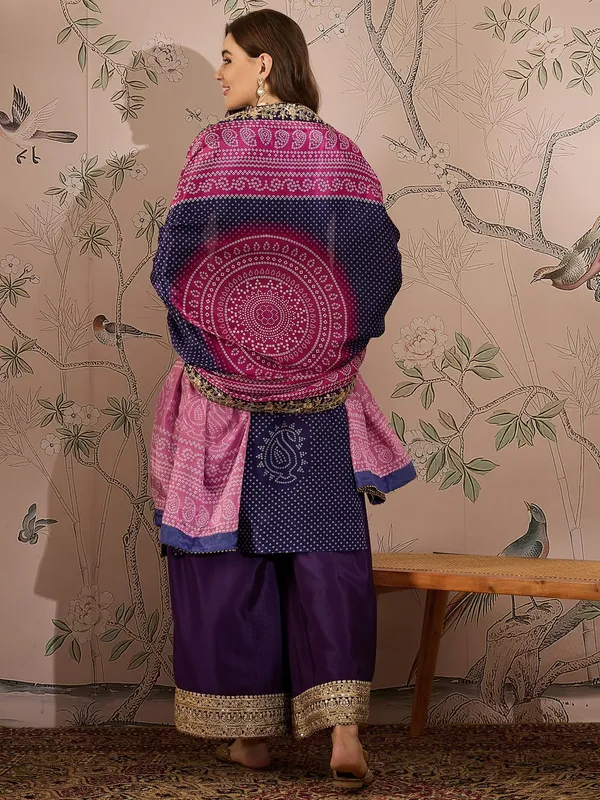 Meymeric_Embroidered_Chinon_Bandhani_Kurta_Palazzo_Set_With_Dupatta