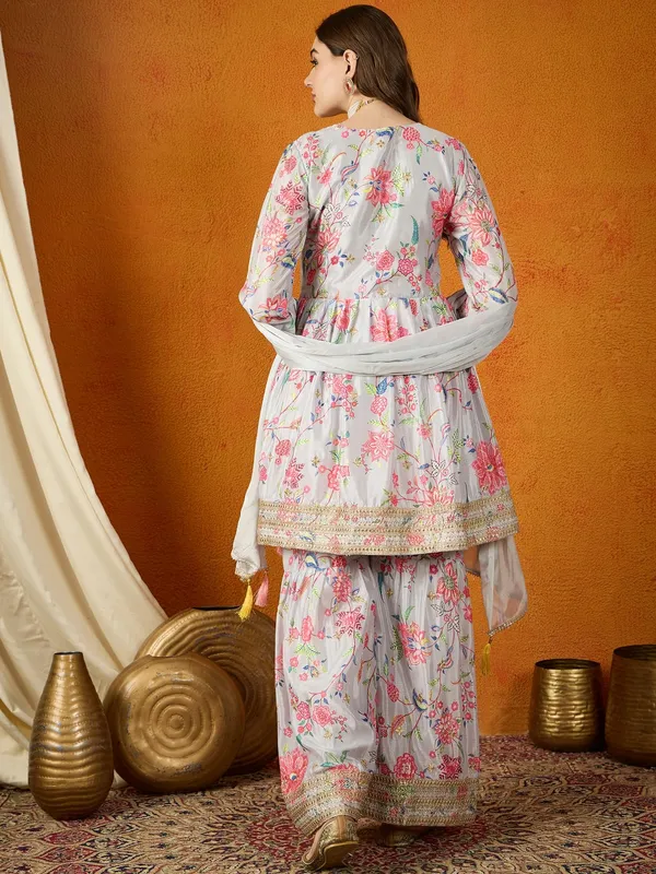 Charming_Floral_Printed_And_Embroidered_Chinon_Kurta_Sharara_Set_With_Dupatta