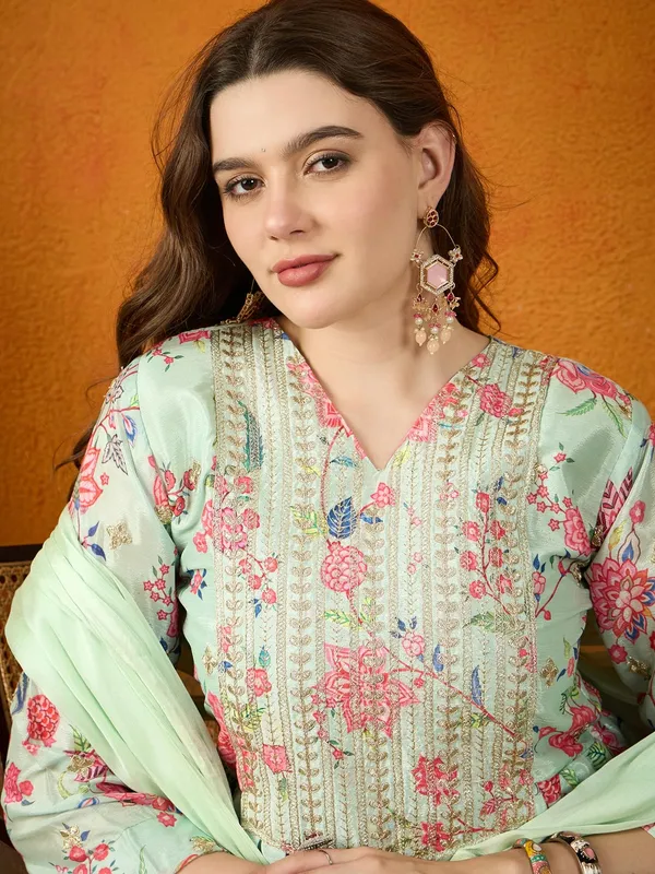 Charming_Floral_Printed_And_Embroidered_Chinon_Kurta_Sharara_Set_With_Dupatta