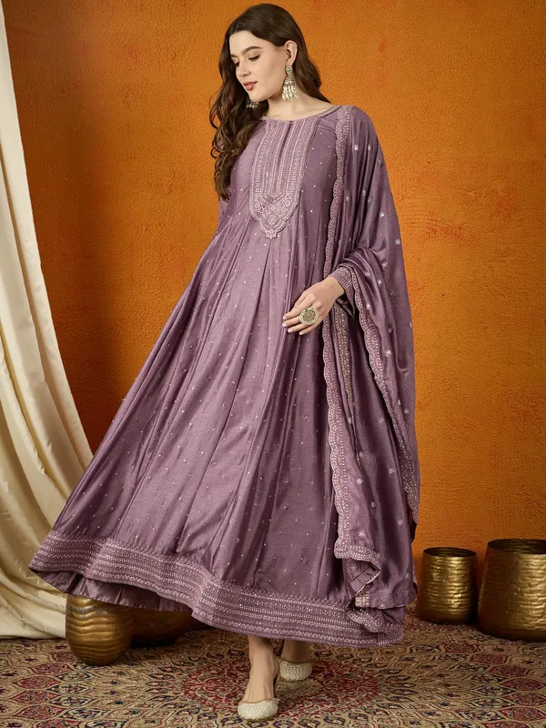 Enchanting_Purple_Embroidered_Chinon_Anarkali_Gown_With_Dupatta