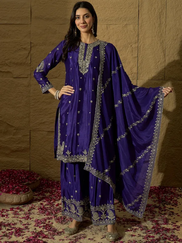 Alluring_Embroidered_Chinon_Kurta_Sharara_Set_With_Dupatta