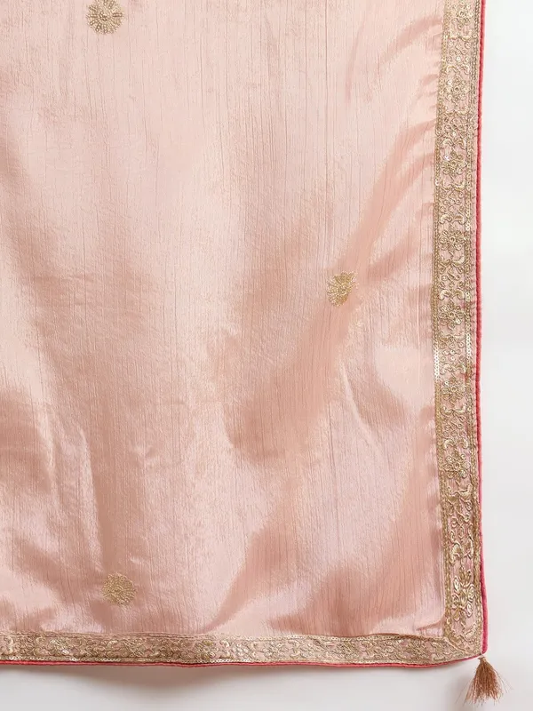 Sublime_Peach_Embroidered_Chinon_Kurta_Palazzo_Set_With_Dupatta