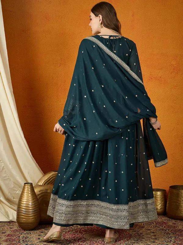 Majestic_Rama_Embroidered_Georgette_Flared_Kurta_Palazzo_Set_With_Dupatta
