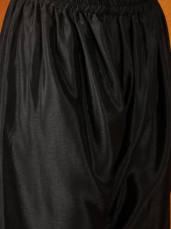 Midnight_Black_Embroidered_Chinon_Straight_Kurta_Palazzo_Set_With_Dupatta