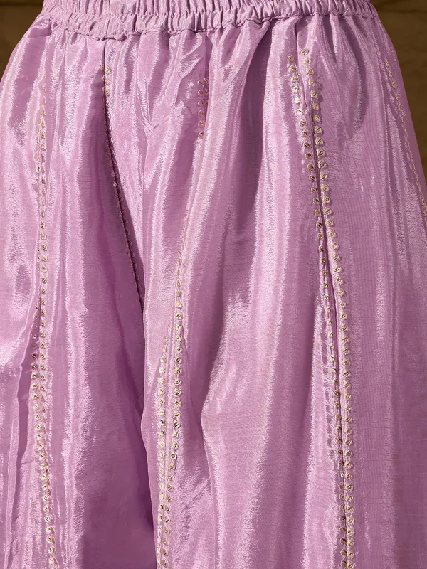 Dainty_Light_Pink_Embroidered_Chinon_Kurta_Palazzo_Set_With_Dupatta