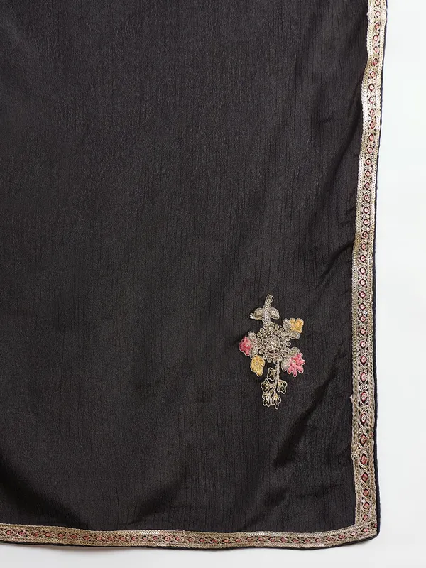 Mystic_Black_Embroidered_Chinon_Anarkali_Gown_With_Dupatta