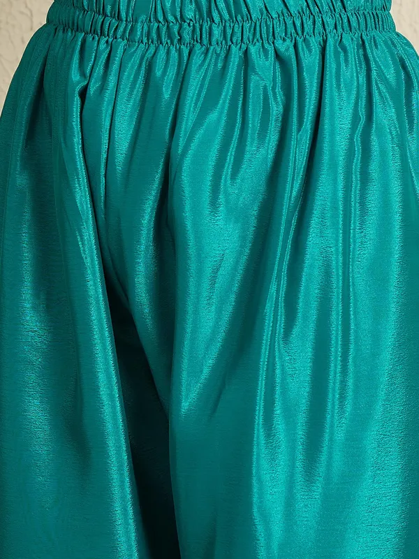 Regal_Teal_Chinon_Embroidered_Front-Slit_Anarkali_Set