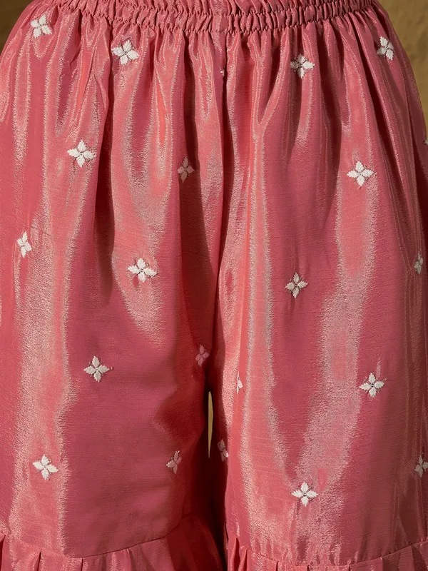 Radiant_Light_Pink_Embroidered_Chinon_Kurta_Sharara_Set_With_Dupatta