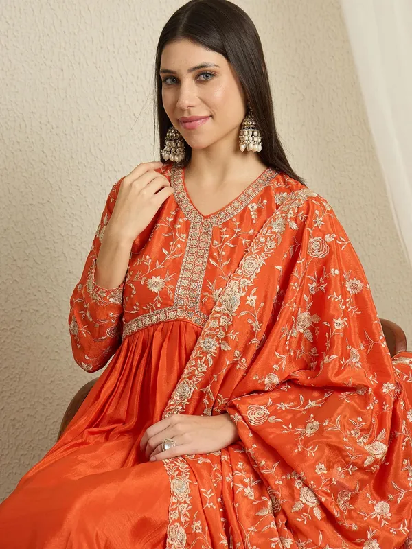 Vivid_Embroidered_Chinon_Anarkali_Gown_With_Dupatta