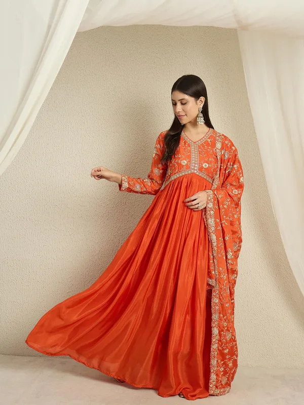 Vivid_Embroidered_Chinon_Anarkali_Gown_With_Dupatta