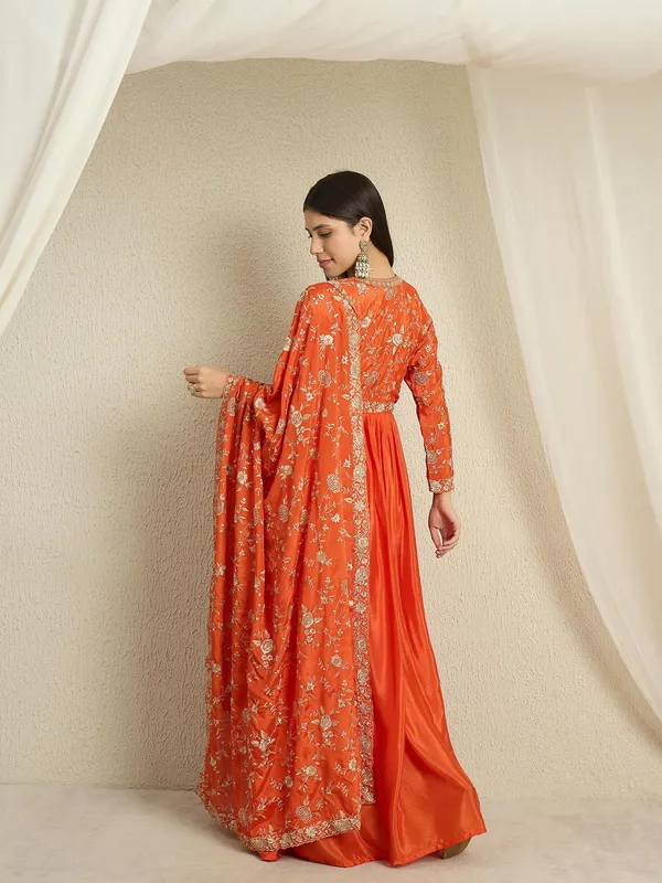 Vivid_Embroidered_Chinon_Anarkali_Gown_With_Dupatta