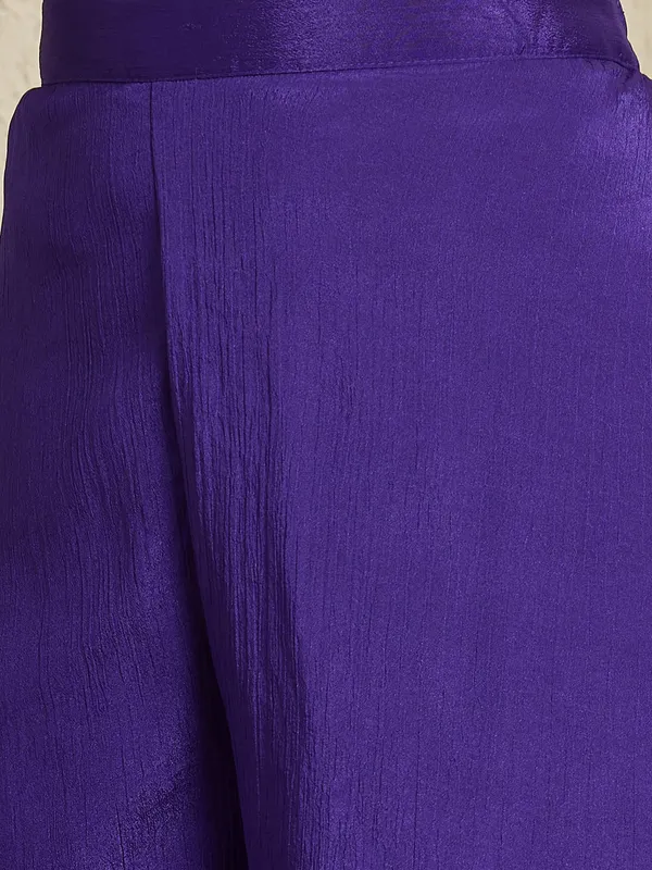 Opulent_Purple_Embroidered_Chinon_Crop_Top,_Palazzo_And_Long_Jacket_Set_With_Dupatta