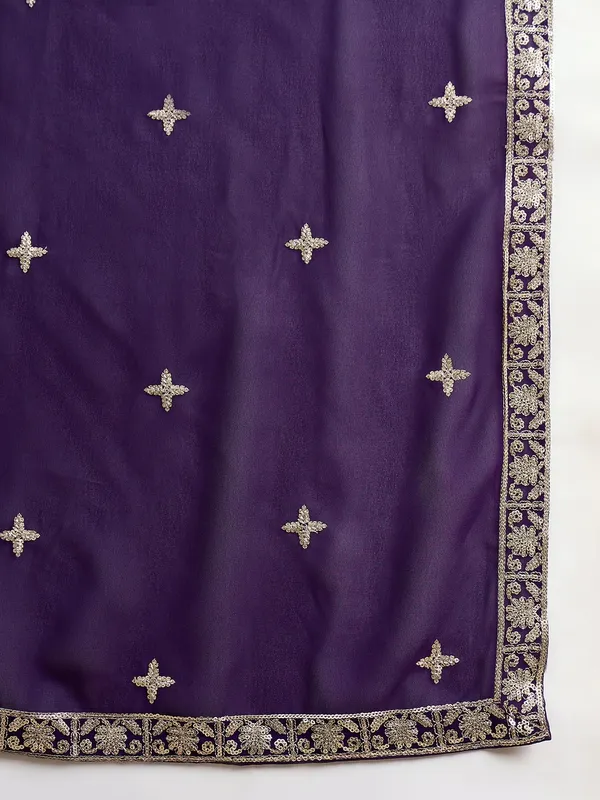 Regal_Purple_Faux_Georgette_Embroidered_Anarkali_Lehenga_Set
