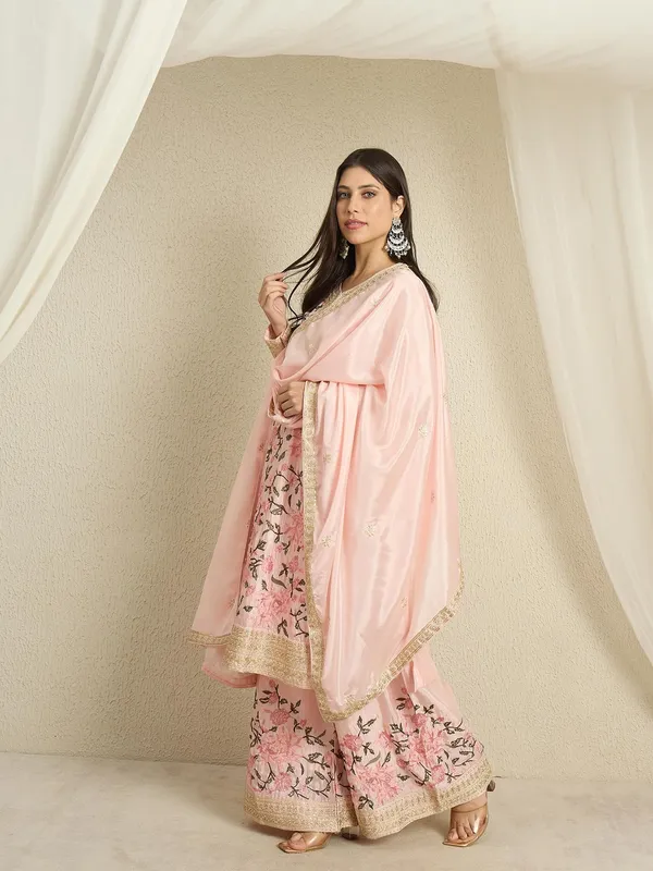 Ethereal_Light_Pink_Embroidered_Chinon_Kurta_Palazzo_Set