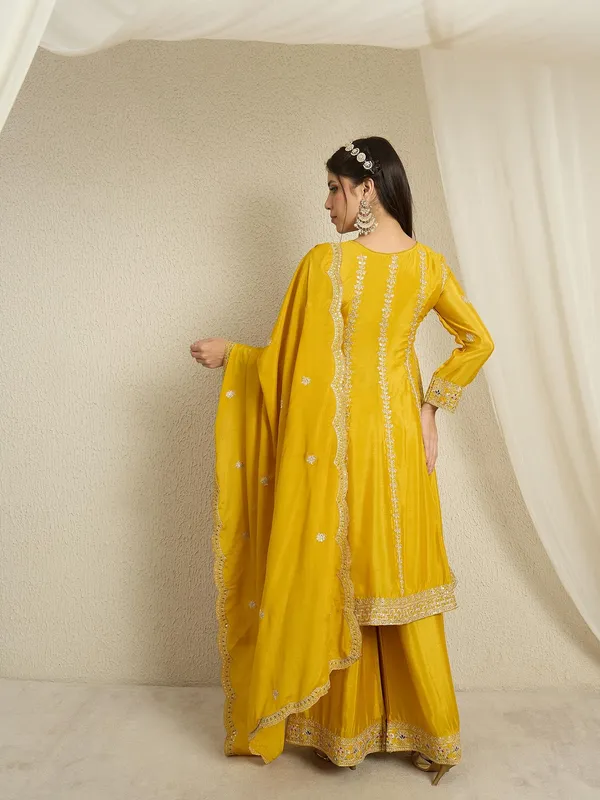 Elegant_Yellow_Chinon_Embroidered_Anarkali_Kurta_Palazzo_Set