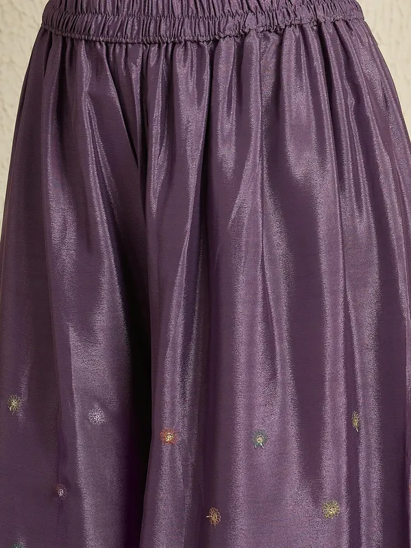 Embroidered_A-Line_Kurta_Palazzo_Set_With_Dupatta