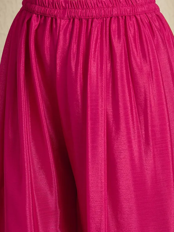 Radiant_Pink_Embroidered_Chinon_Kurta_Palazzo_Set