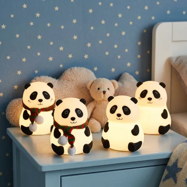 White_Panda_Silicone_Night_Lamp