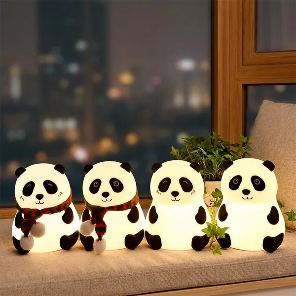 White_Panda_Silicone_Night_Lamp