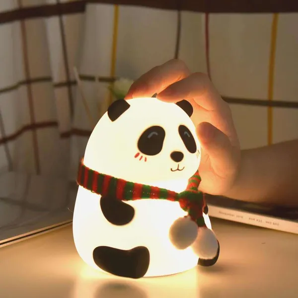 White_Panda_Silicone_Night_Lamp