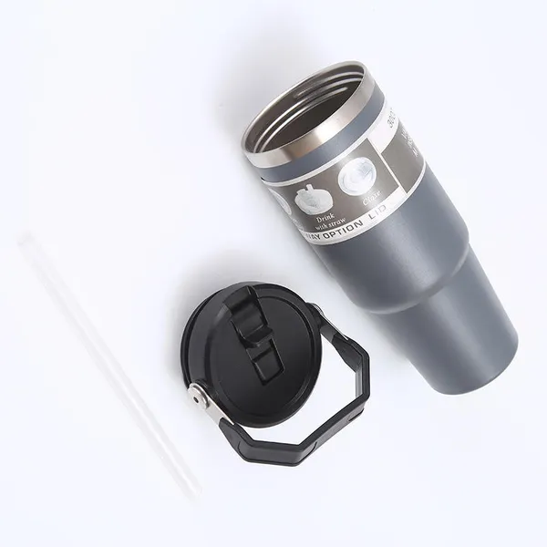 Grey_Portable_Water_Bottle_With_Handle