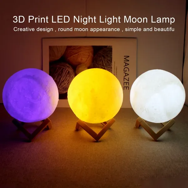 3D_Print_LED_Moon_Night_Light_With_Wooden_Stand