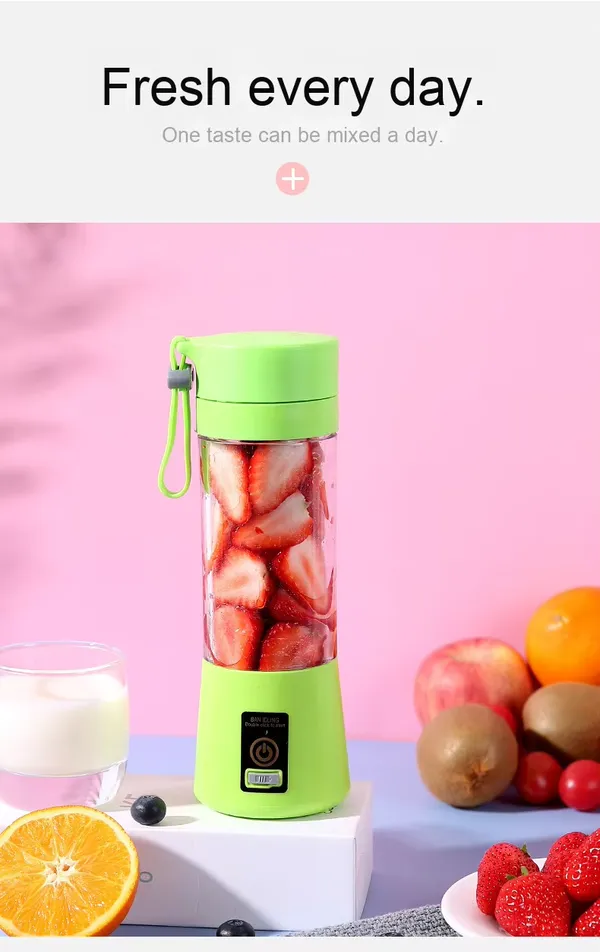 Green_Portable_Personal_Blender
