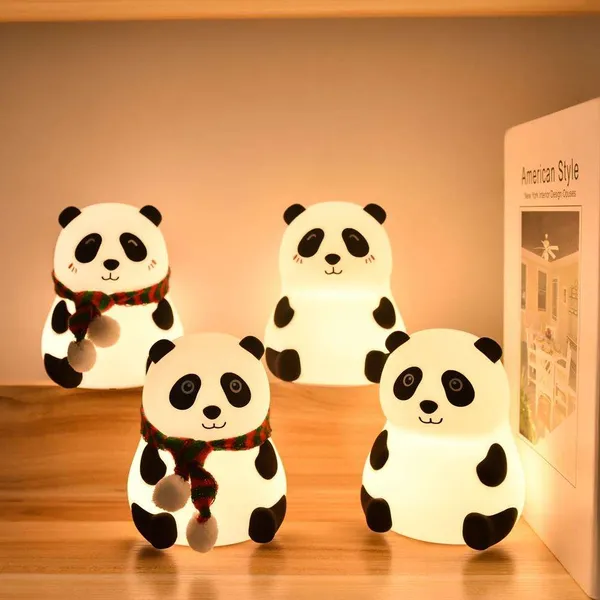 White_Panda_Silicone_Night_Lamp