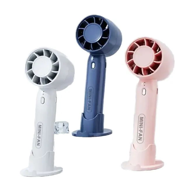 Pink_Mini_Handheld_Fan_With_Stand