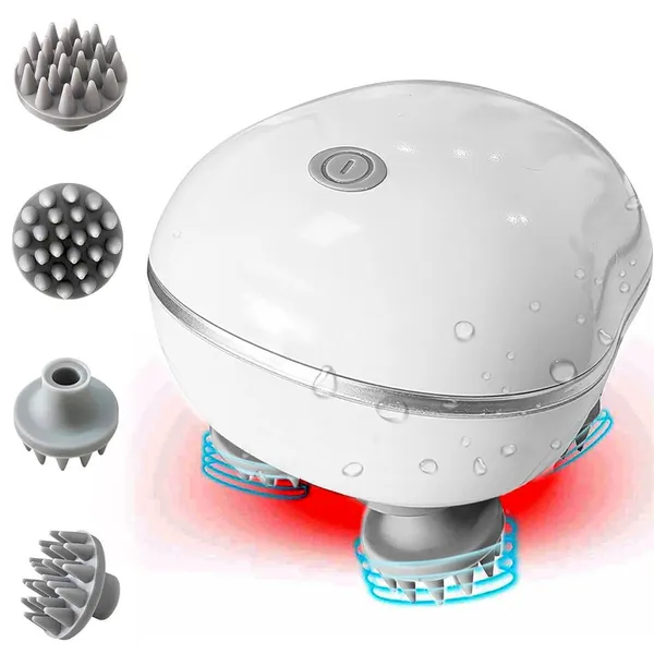 Rechargeable_Electric_Scalp_Massager_With_Four_Brush_Heads