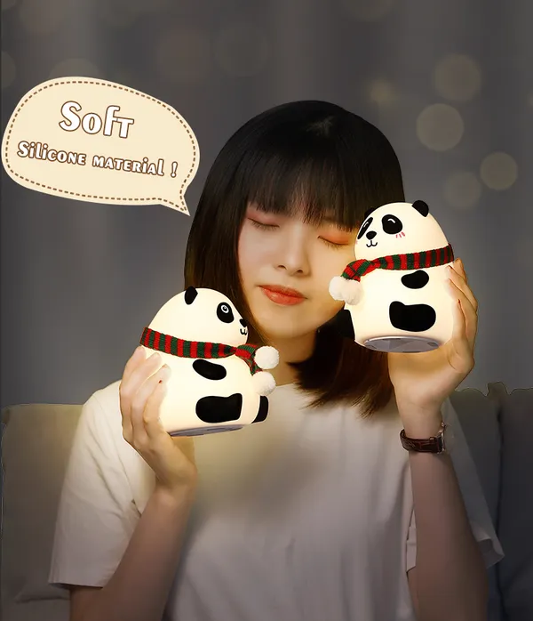 White_Panda_Silicone_Night_Lamp