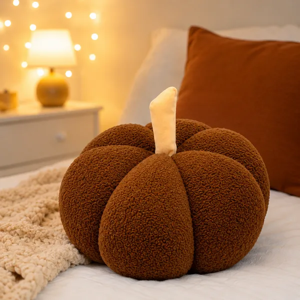dark_brown_pumpkin_cushion