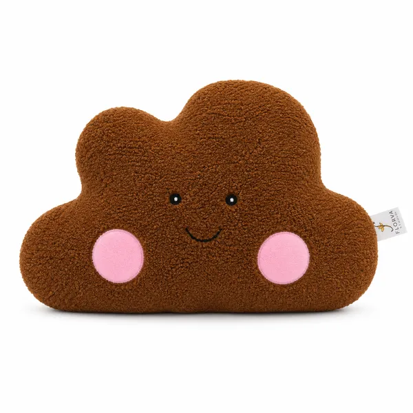 dark_brown_cloud_&_white_star_combo_Cushion