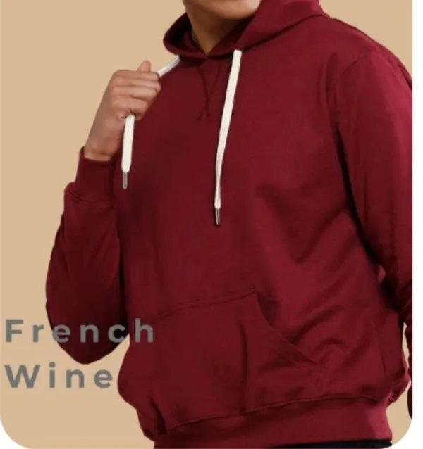 Maroon_Recycled_Cotton_Hoodie_For_Men