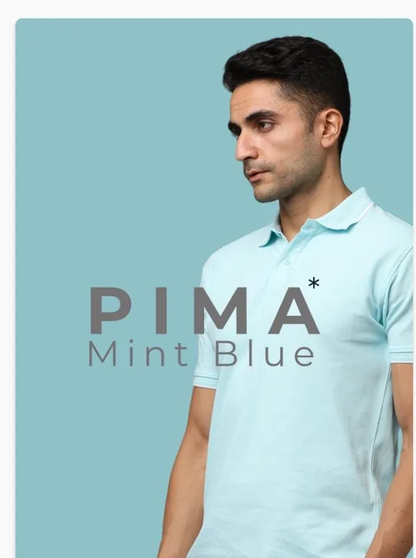 Mint_Blue_Cotton_Polo_T-Shirt_For_Men