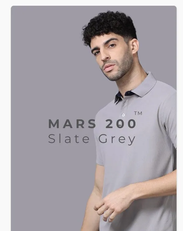 Slate_Grey_Polyester__Polo_T-Shirt_For_Men