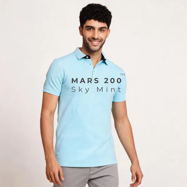 Sky_Mint_Polyester_Regular_Fit_Polo_T-Shirt_For_Men