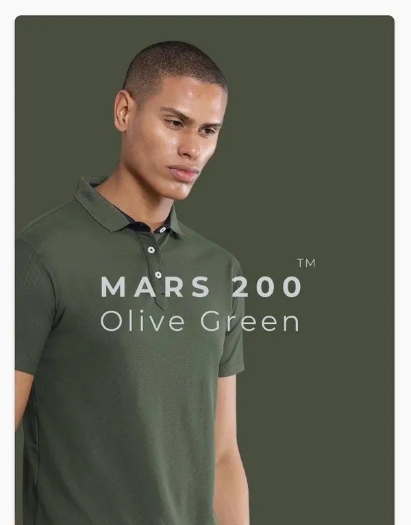 Olive_Green_Polyester__Polo_T-Shirt_For_Men
