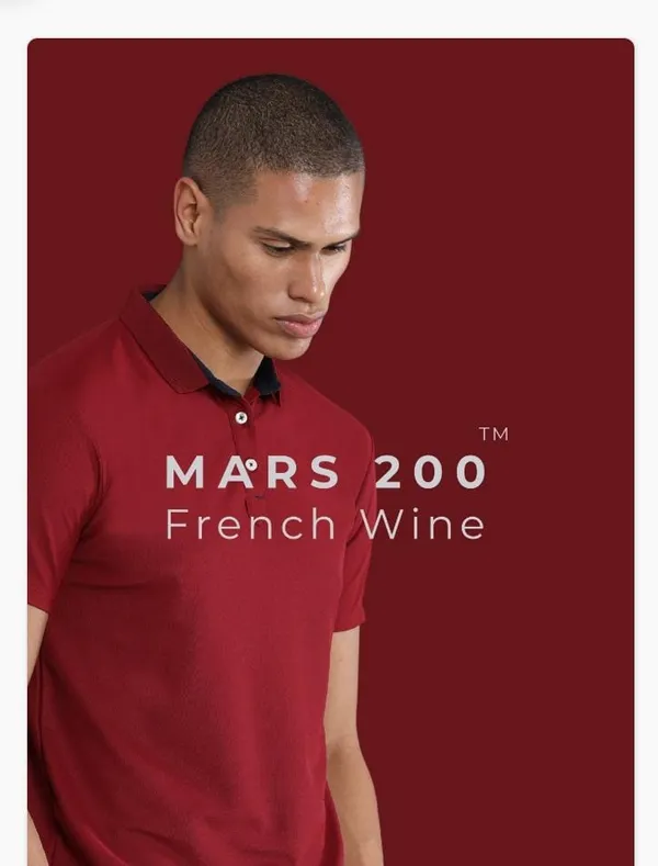 French_Wine_Polyester__Polo_T-Shirt_For_Men