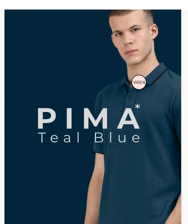 Teal_Blue_Recycled_Cotton_Polo_T-Shirt_For_Men