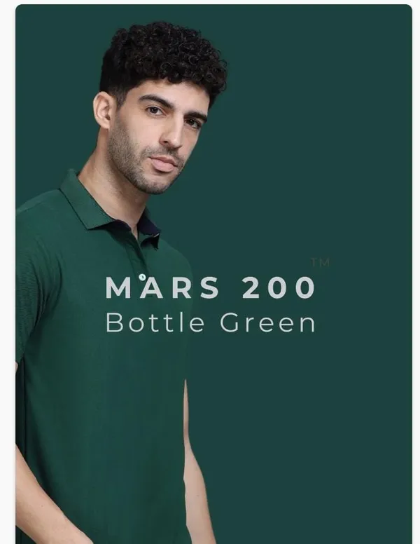 Bottle_Green_Polyester__Polo_T-Shirt_For_Men
