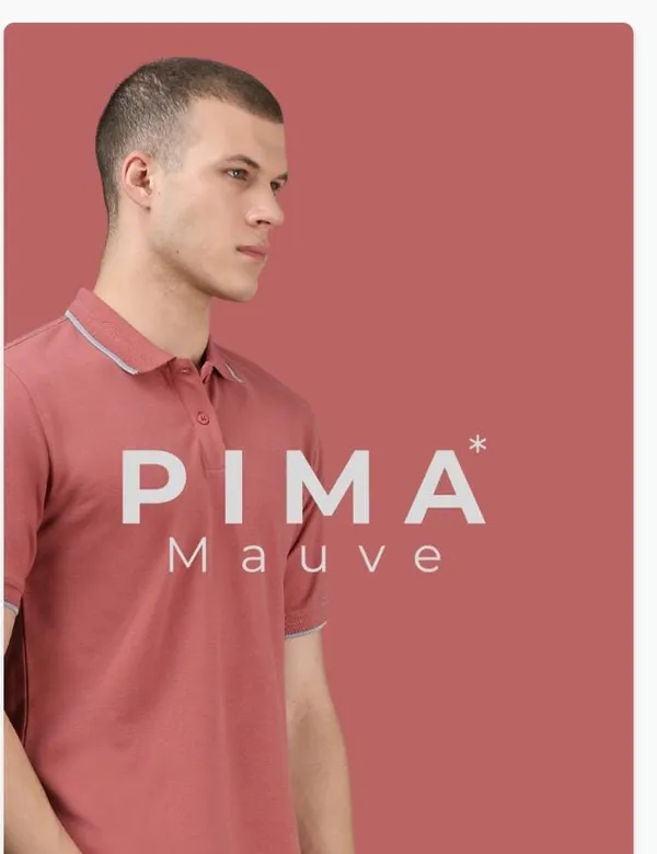 Mauve_Cotton_Polo_T-Shirt_For_Men